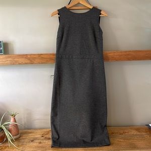 Cupcakes and Cashmere gray midi dress